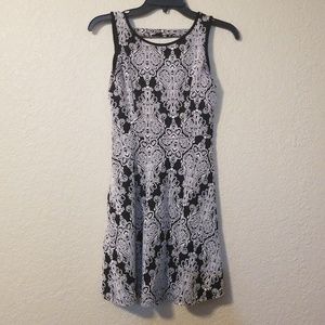 Black and White Cocktail Dress